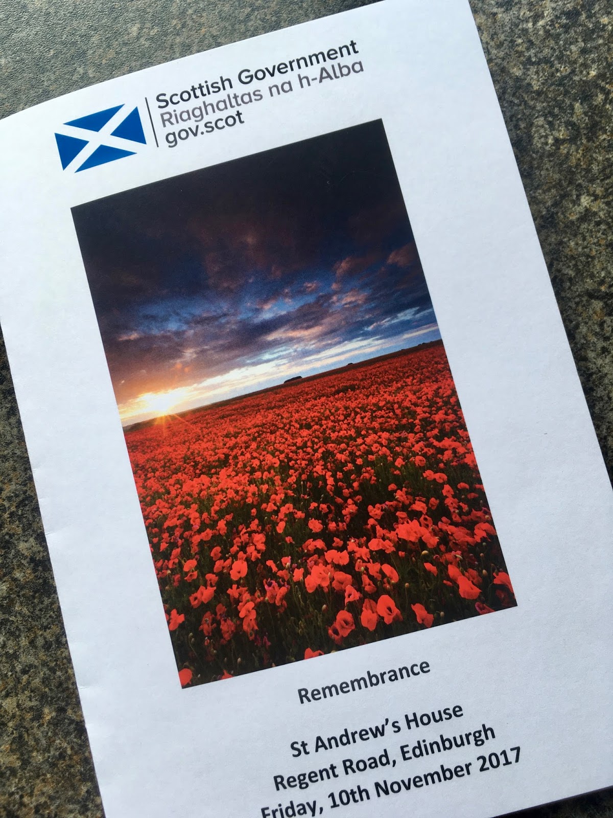 2017 Remembrance Day booklet